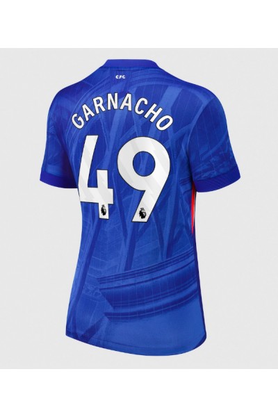 Chelsea Alejandro Garnacho #49 Jalkapallovaatteet Naisten Kotipaita 2025-26 Lyhythihainen Chelsea Alejandro Garnacho #49 Jalkapallovaatteet Naisten Kotipaita 2025-26 Lyhythihainen